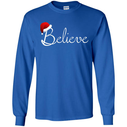 Believe Best Santa Christmas T-shirt Royal