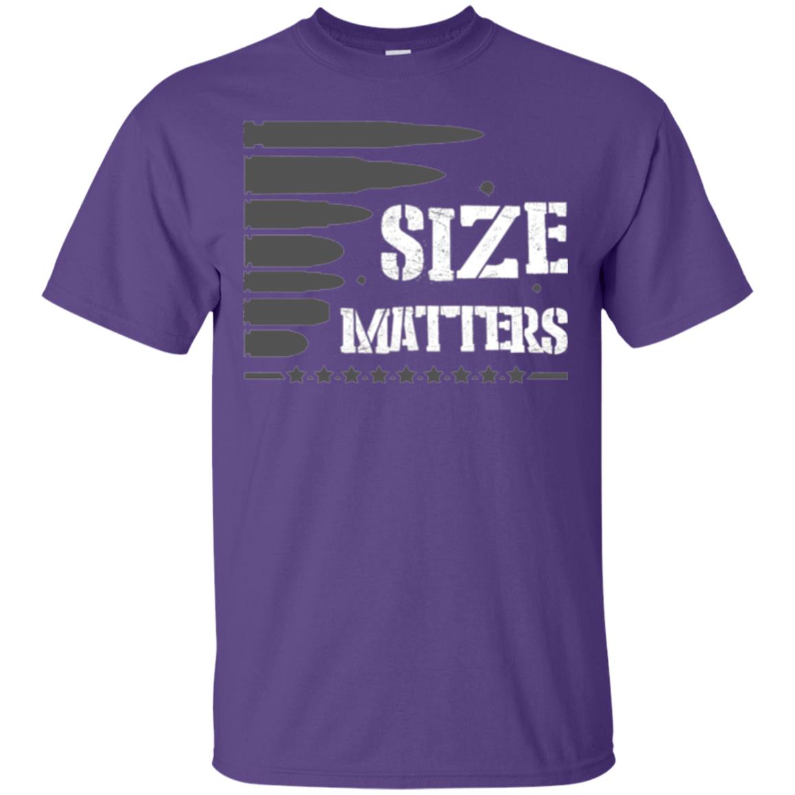 Hunter T-shirt Size Matters Purple