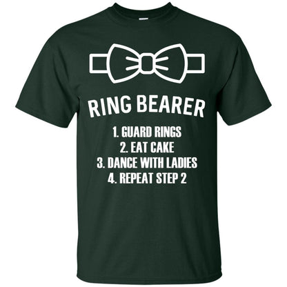 Kids Ring Bearer T-shirt Boys Wedding Shirt Forest