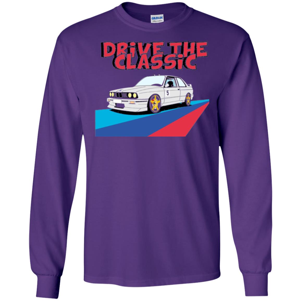 Classic Drive Vintage Collectors Bmw Lovers T-shirt Purple