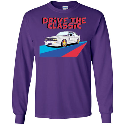 Classic Drive Vintage Collectors Bmw Lovers T-shirt Purple