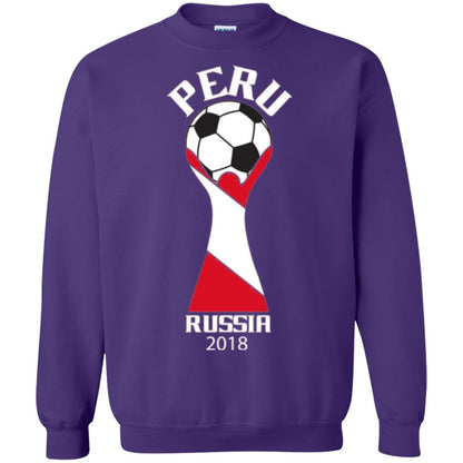 Football Lovers T-shirt Peru Russia 2108 Purple