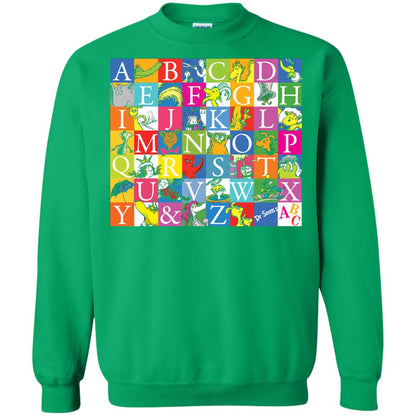 Dr. Seuss A To Z Gift Shirt For Funny Man Irish Green