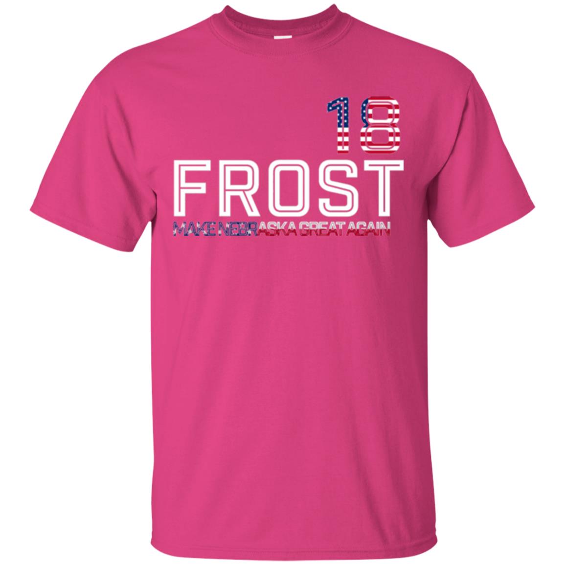 Frost 2018 T-shirt Make Nebraska Great Again Heliconia