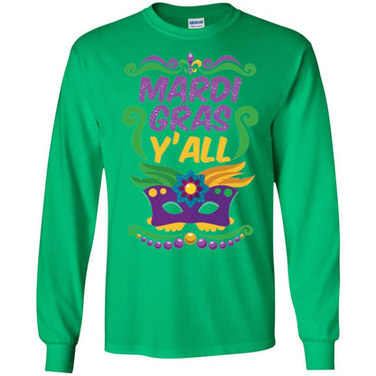 Mardi Gras T Shirt Mardi Gras Y_all T-shirt Irish Green