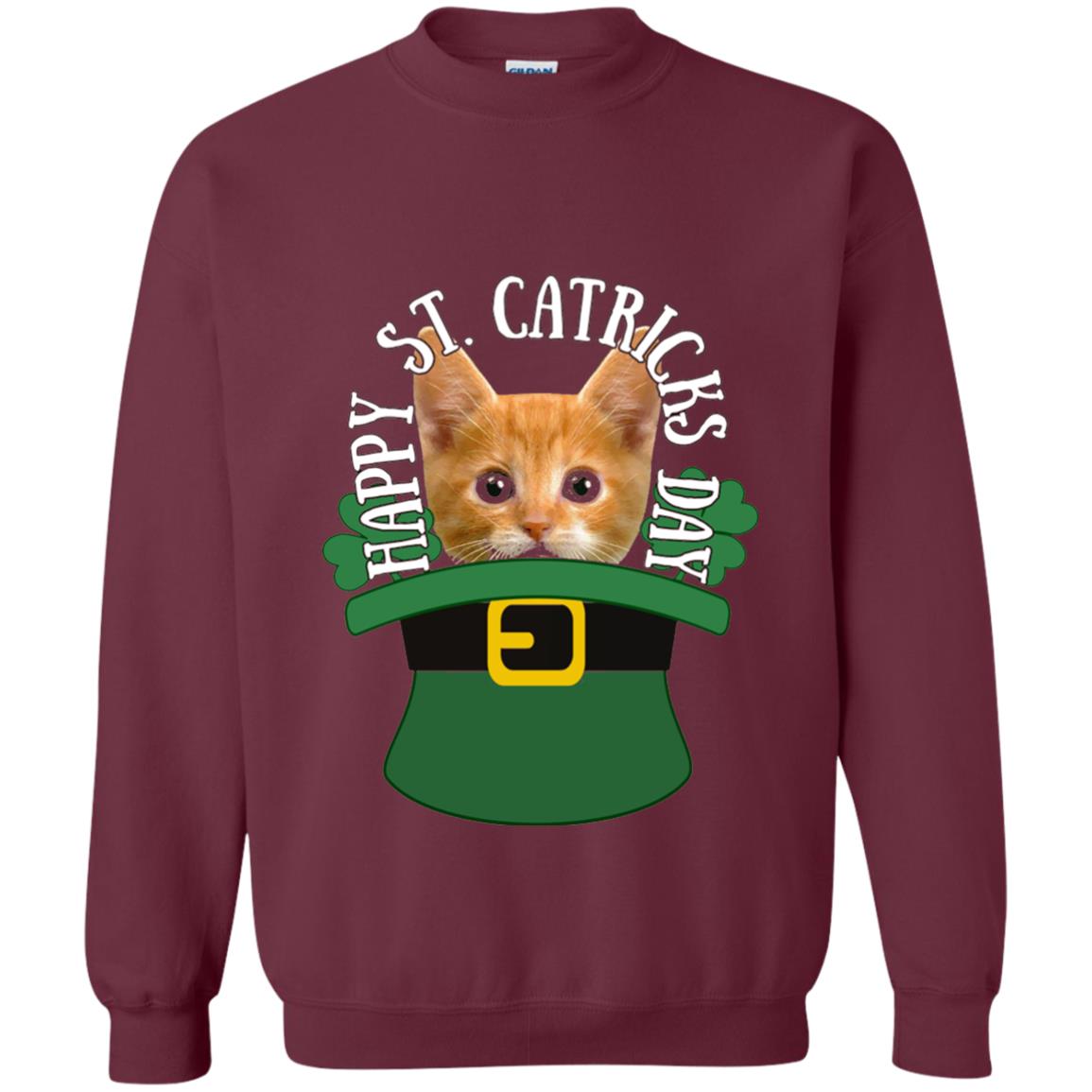 Happy Saint Patricks Day T-shirt Maroon
