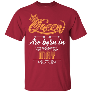 Brithday T-Shirt Queen Are Born In May