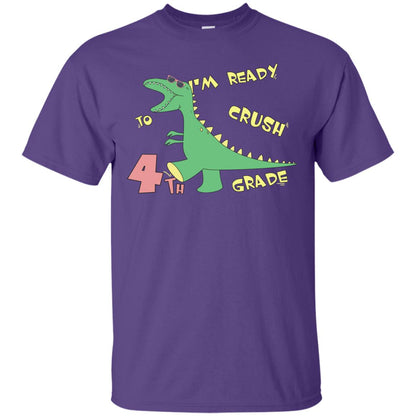 Im Ready To Crush 4th Grade Back To School Fourth Grade 2019 Shirt Purple