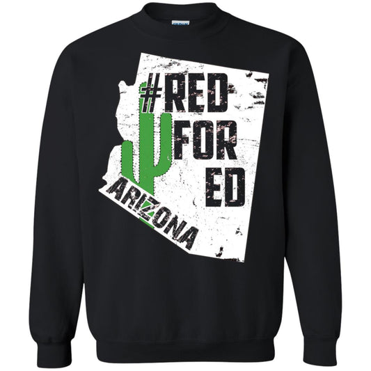 Arizona Teacher Shirt Hash Tag Red For Ed Support For Teachers Black