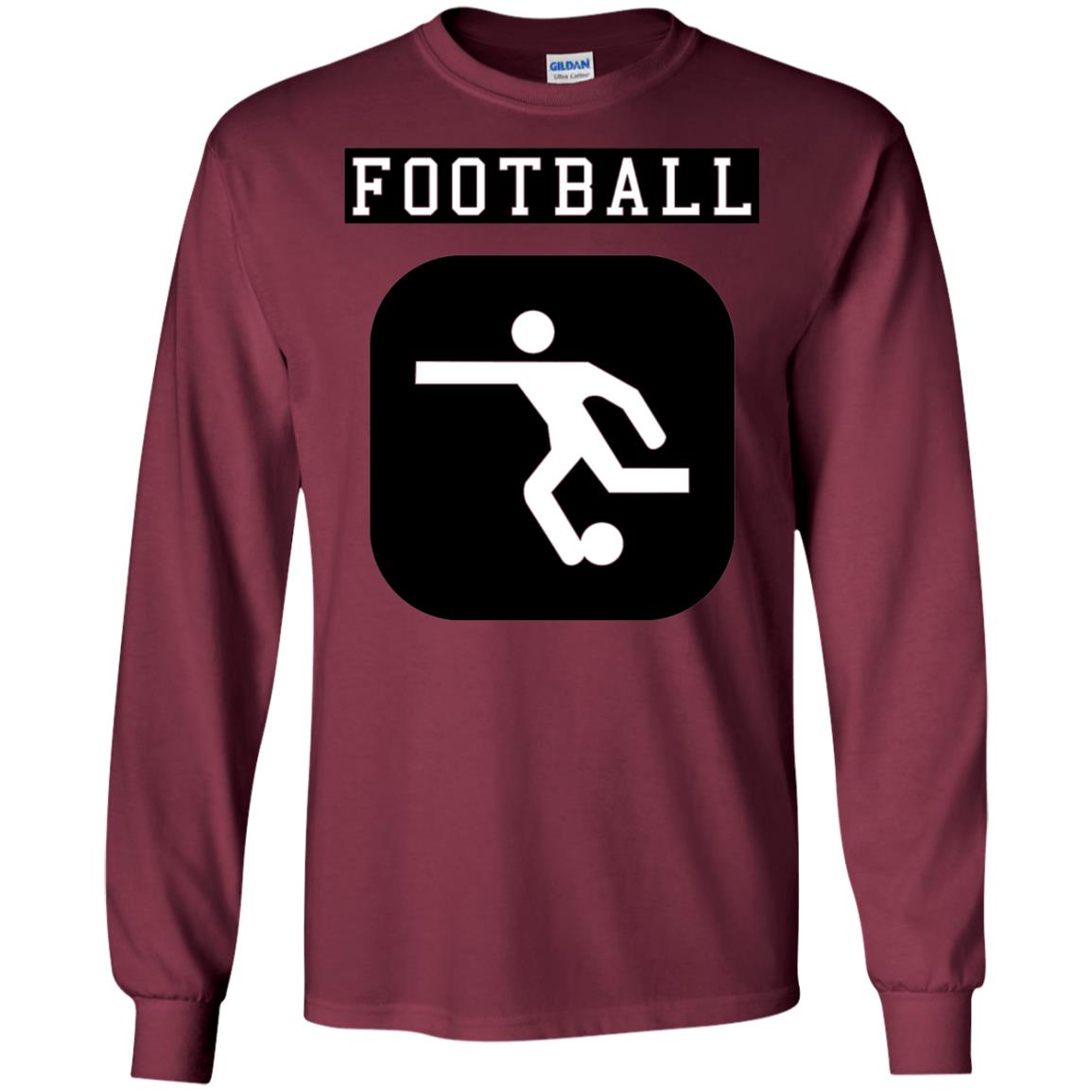 Football Soccer Shirt Retro Street Maroon