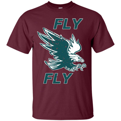 Eagle Lover T-shirt Flying Eagle T-shirt Maroon
