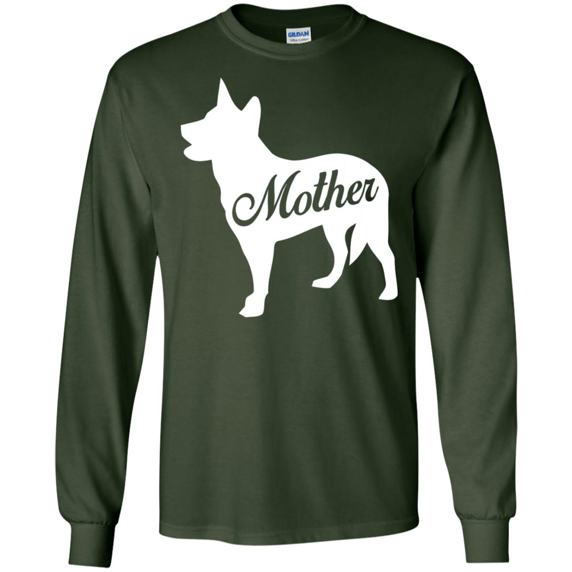 American Cattle Dog Mom T-shirt Forest Green