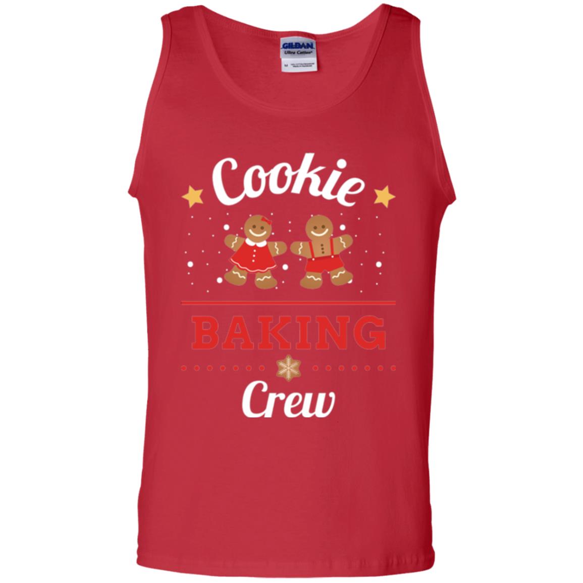 Christmas T-shirt Gingerbread Cookie Baking Crew Red
