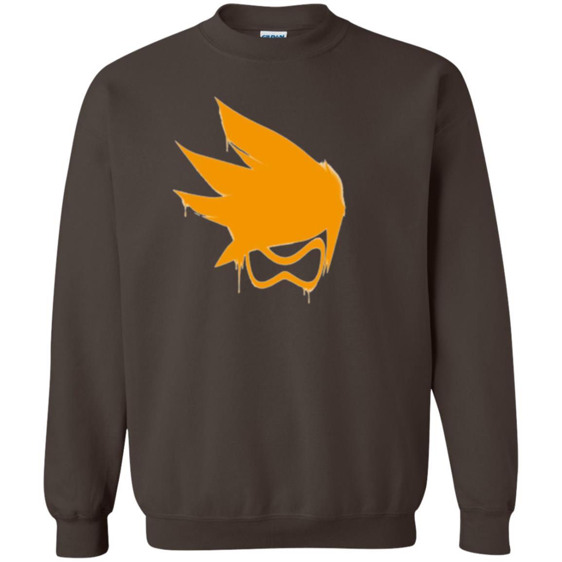 Film T-shirt Tracer Orange Spray T-shirt Dark Chocolate