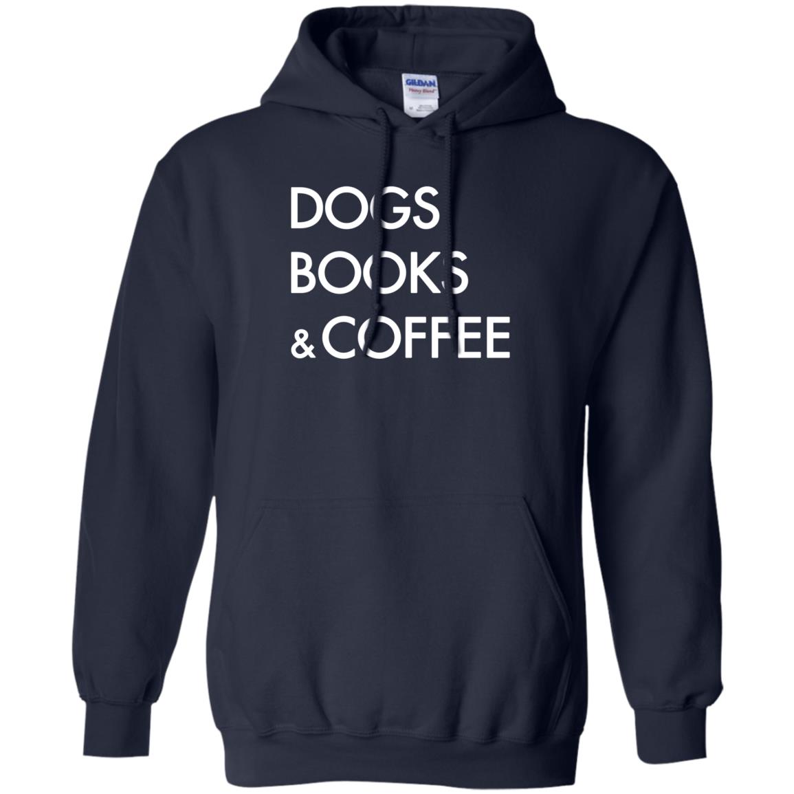 Dog Book And Coffee Shirt Navy