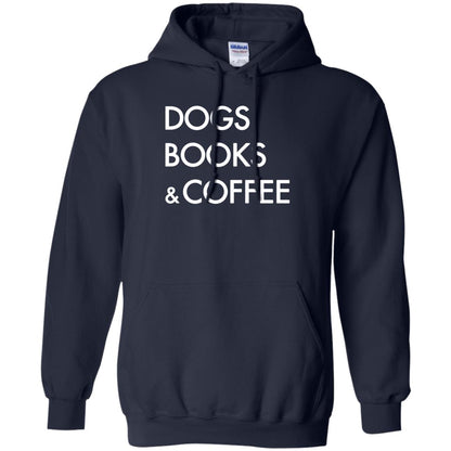 Dog Book And Coffee Shirt Navy