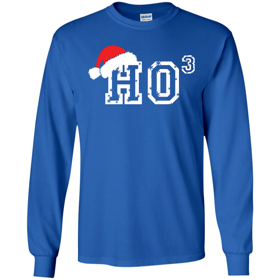 Christmas T-Shirt Ho Ho Ho Royal