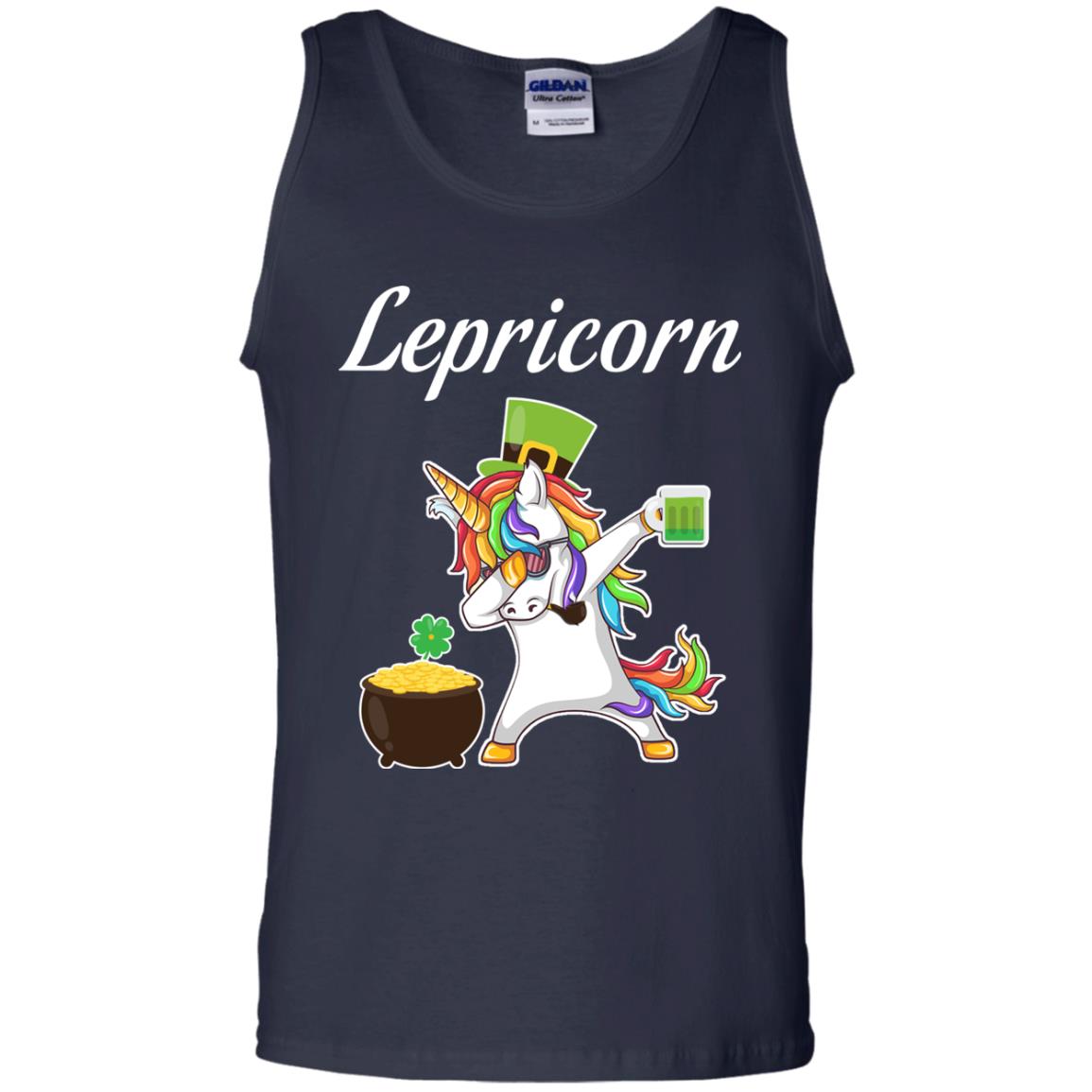 Lepricorn Saint Patrick's Day T-shirt Navy