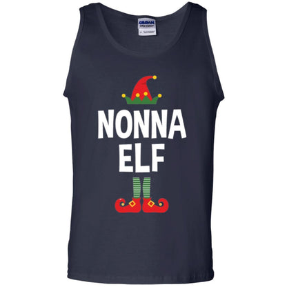 Christmas T-shirt Nonna Elf Christmas Pajamas Navy