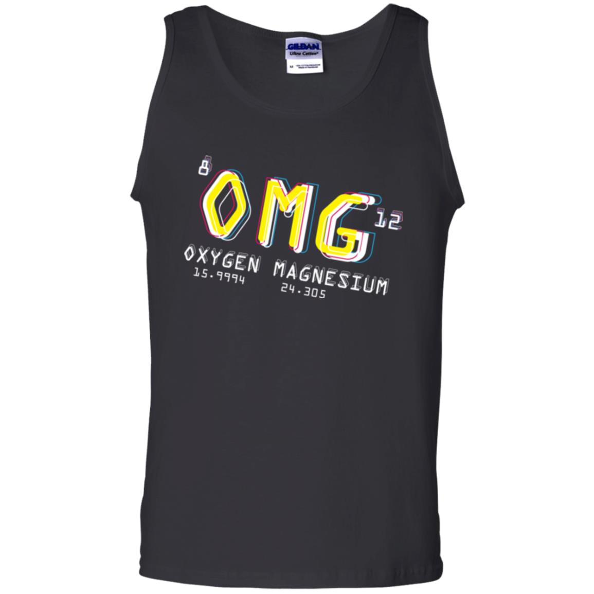 Funny Science Class T-shirt Omg Oxygen Magnesium Black