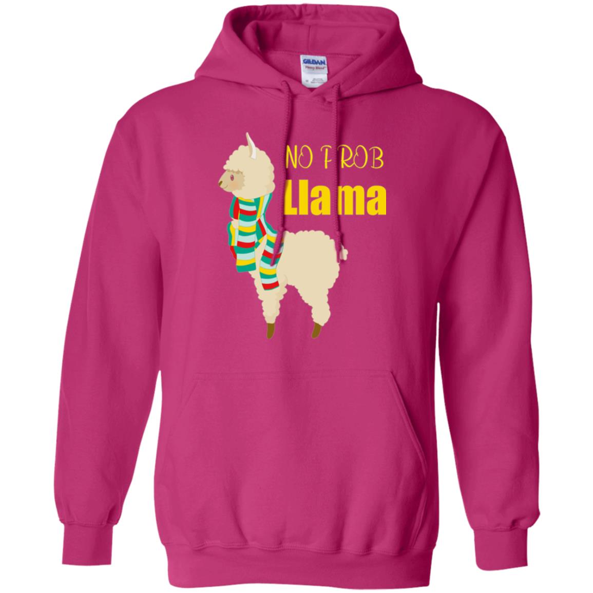 No Prob Llama T-shirt Heliconia
