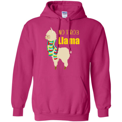 No Prob Llama T-shirt Heliconia