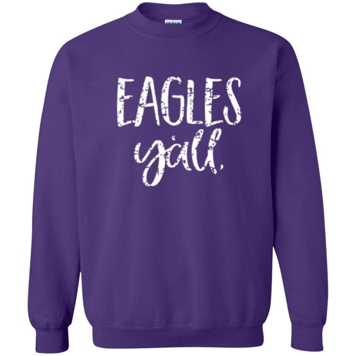 Eagles Y_all Flying Eagles T-shirt Purple