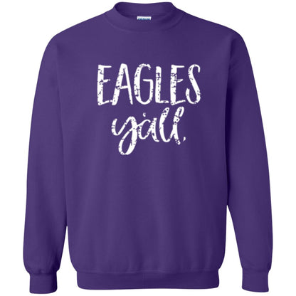 Eagles Y_all Flying Eagles T-shirt Purple