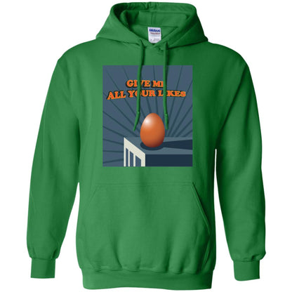 Give Me All Your Likes Egg Shirt Irish Green