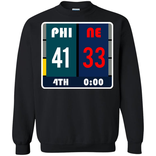 Football Philadelphia T-shirt Eagles Vs New England Black