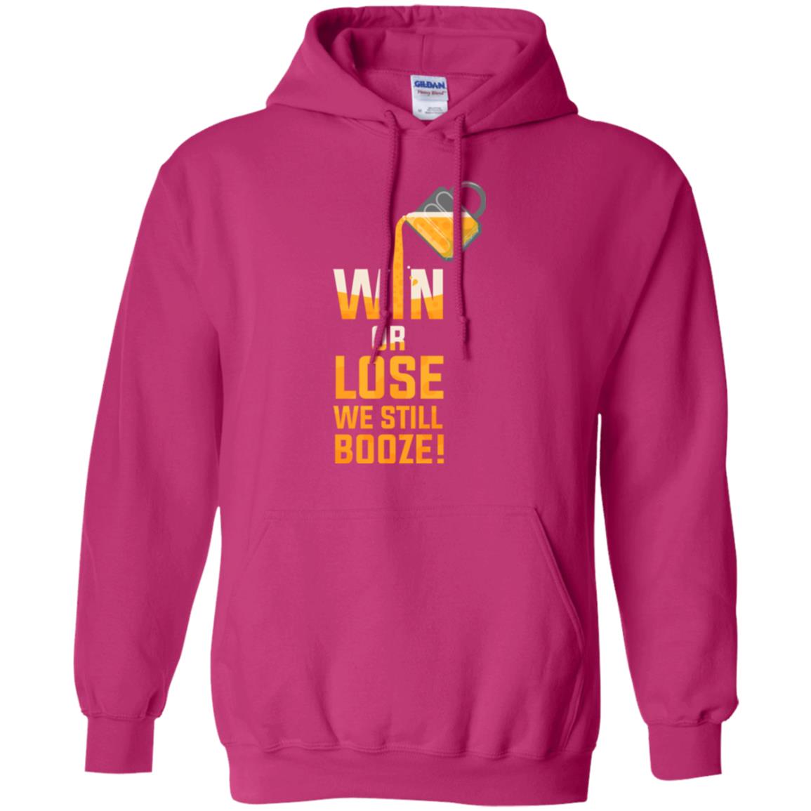 Beer Lover T-shirt Win Or Lose We Still Booze Heliconia