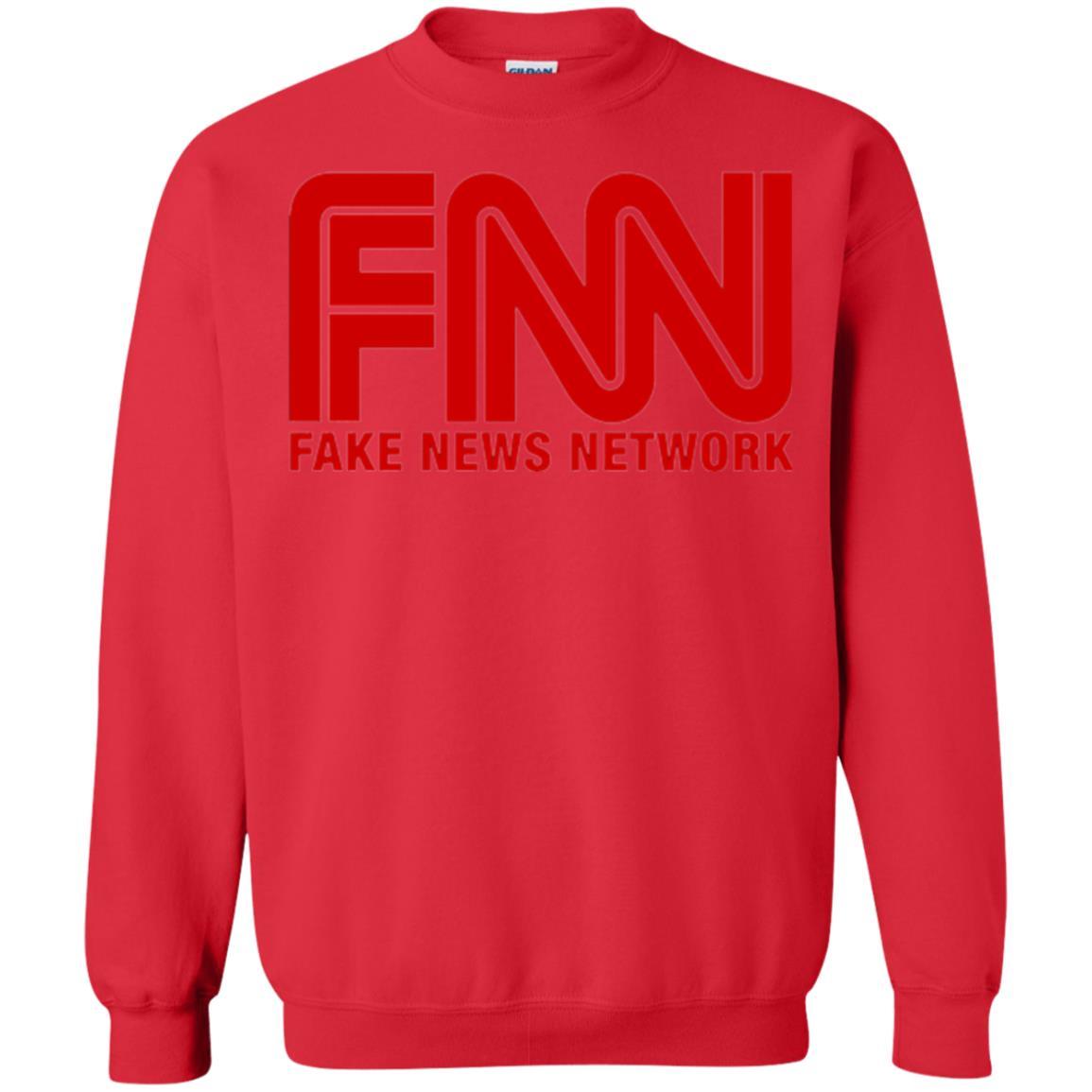 Anti Trump T-shirt Fnn Fake News Network T-shirt Red