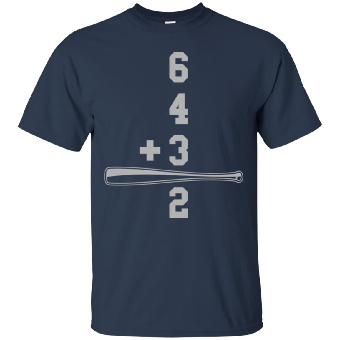 Baseball And Math Lovers T-shirt Navy