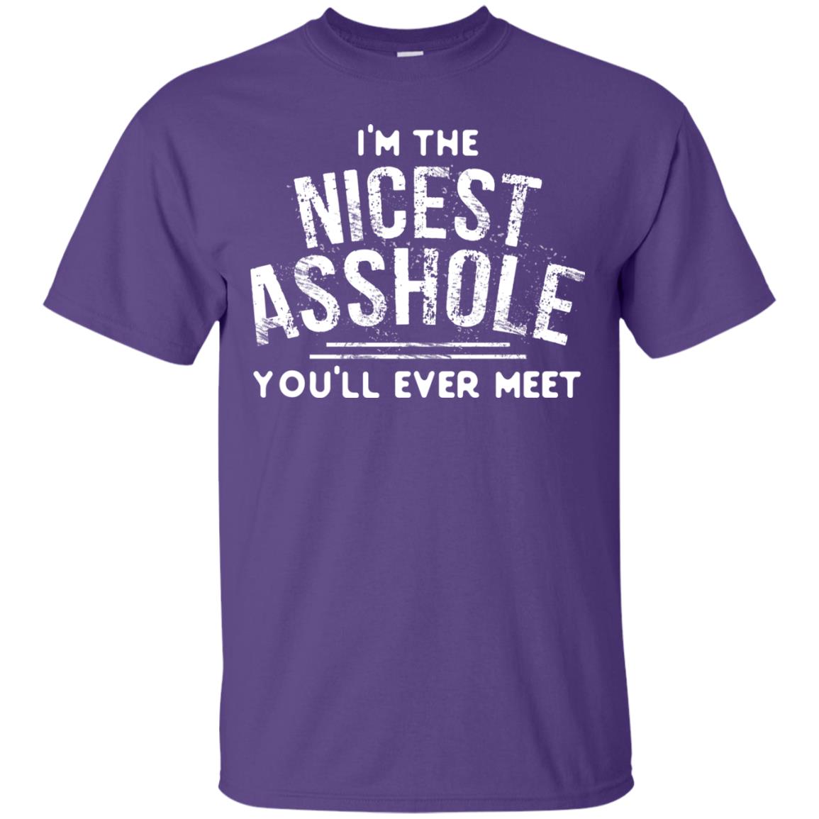 I_m The Nicest Asshole You_ll Ever Meet Shirt Purple