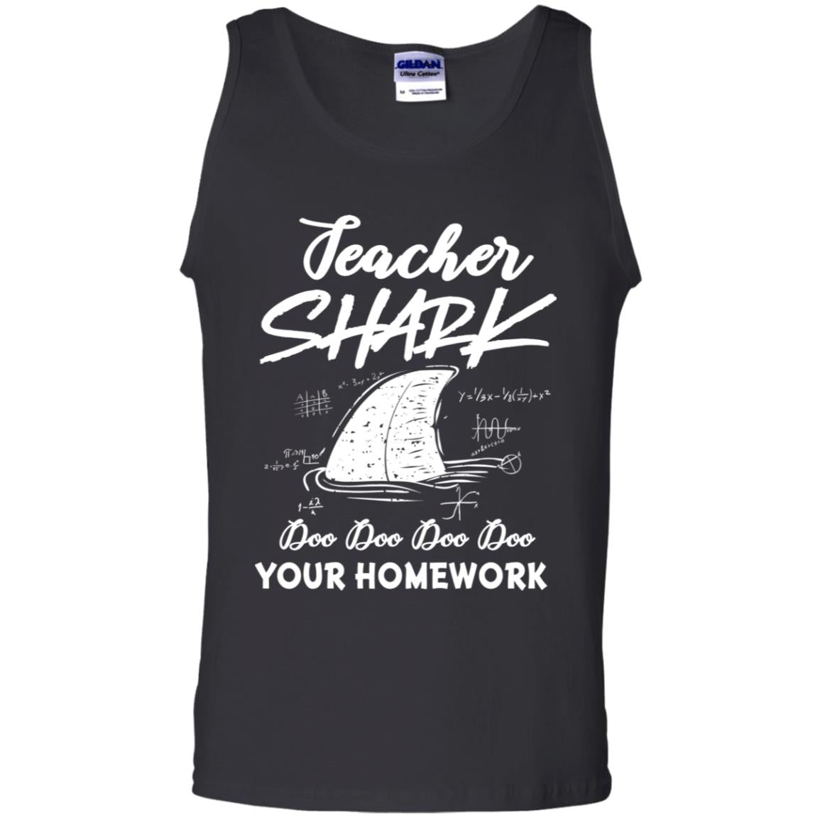 Teacher Shark Doo Doo Doo Your Homework Shirt Black