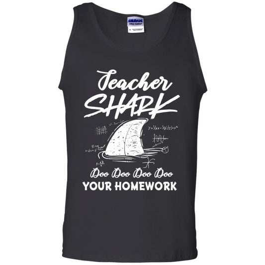 Teacher Shark Doo Doo Doo Your Homework Shirt Black