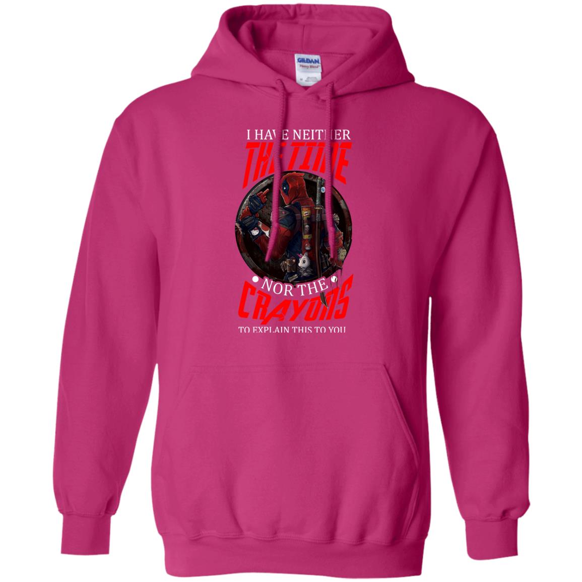 I Have Neither The Time Nor The Crayons To Explain This To You Movie Fan T-shirt Heliconia