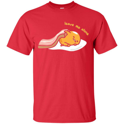 Film T-shirt Gudetama Leave Me Alone Red