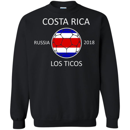 Costa Rica Soccer Team Football Fan Russia 2018 T-shirt Black