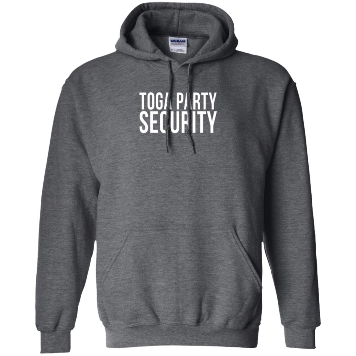 Toga Party Security T-shirt Dark Heather