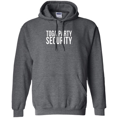 Toga Party Security T-shirt Dark Heather