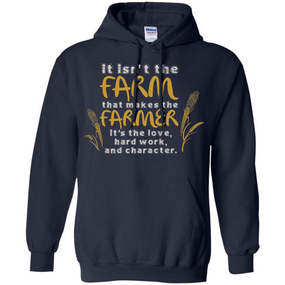 Farmer T-shirt It Isn't The Farm That Makes The Farmer Navy