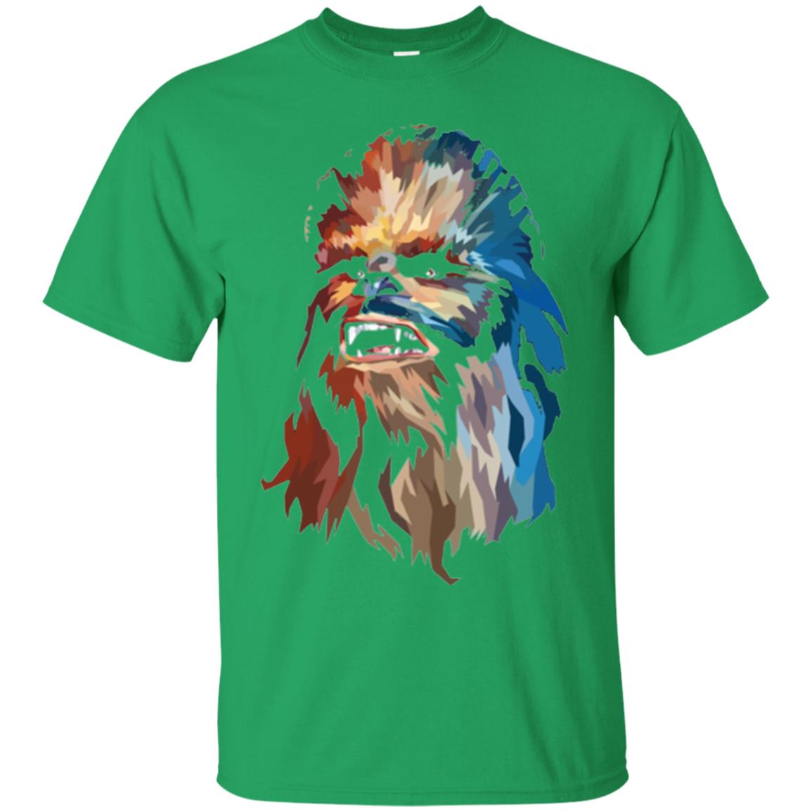 Chewbacca Art T-shirt Irish Green