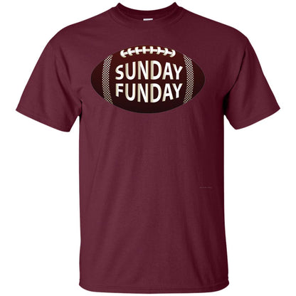 Sunday Funday Football T-shirt Maroon