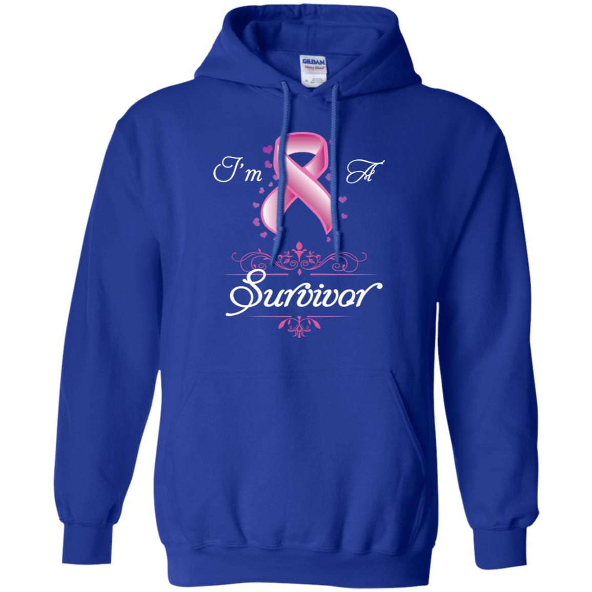 I Am A Survivor Breast Cancer Awareness Shirt Royal