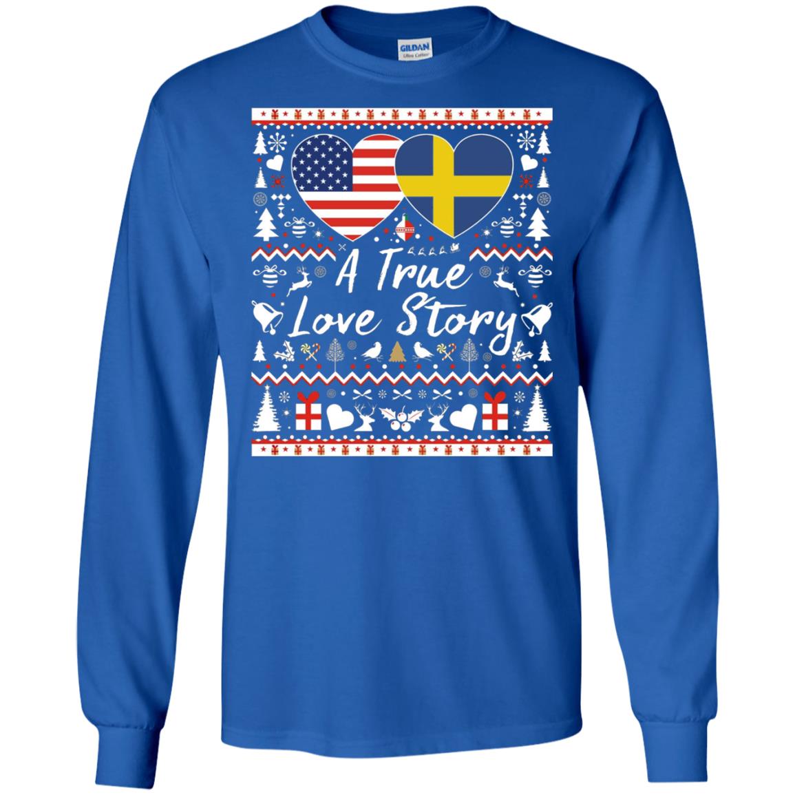 Christmas T-shirt American Swedish A True Love Story Royal