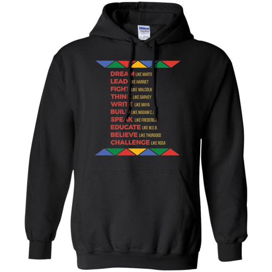Black History African American Heroes T-shirt Black