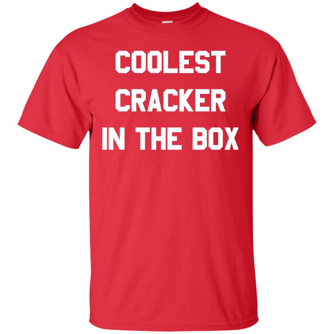Coolest Cracker In The Box T-shirt Red