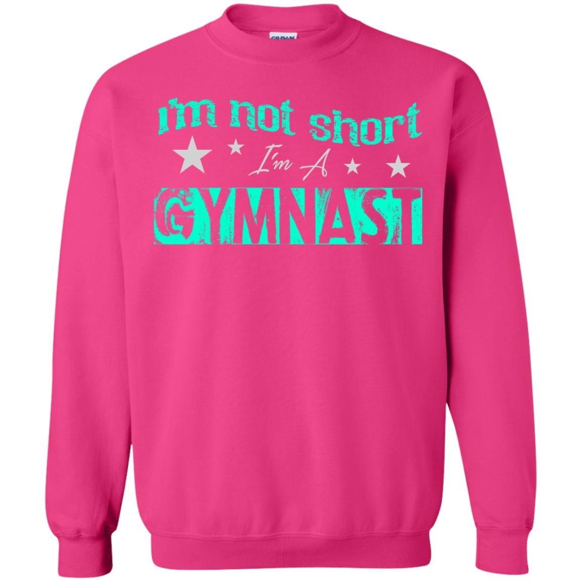 Gymnast T-shirt I_m Not Short I_m A Gymnast Heliconia