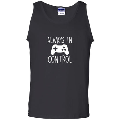Gamer T-shirt Always In Control Video Game Black